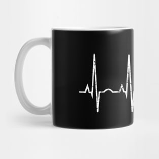 Soccer heartbeat Mug